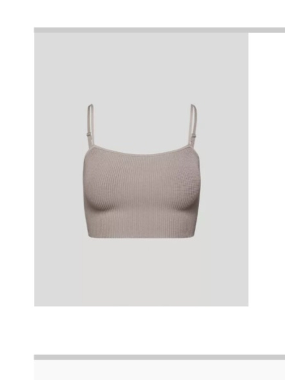 Aritzia Sculpt Knit Cami Cropped Tank
